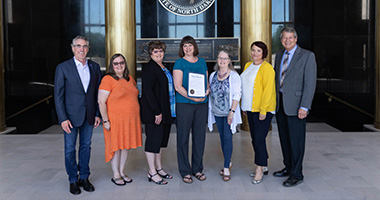 Wdala with Governor Burgum title=