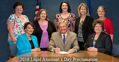 Governor Dalrymple and WDALA members